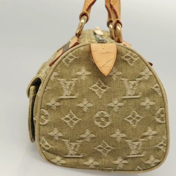 LOUIS VUITTON Monogram Denim Neo Speedy Hand Bag Riken M95215 LV Auth 127689V - Picture 5 of 14